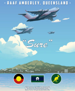 RAAF Amberley Queensland C-17 36 Sq Art