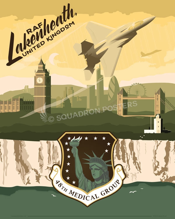 48th medical group poster art by Squadron Posters