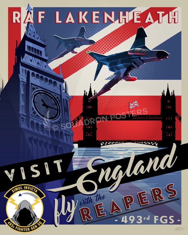 RAF Lakenheath 493d FGS Art