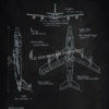 RC-135V/W Rivet Joint Blackboard Art