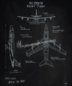 RC-135V/W Rivet Joint Blackboard Art