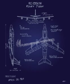 RC-135V/W Rivet Joint Blueprint Art