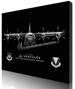 Ramstein 86 MXG C-130J JET BLACK SP01319-featured-canvas-lithograph