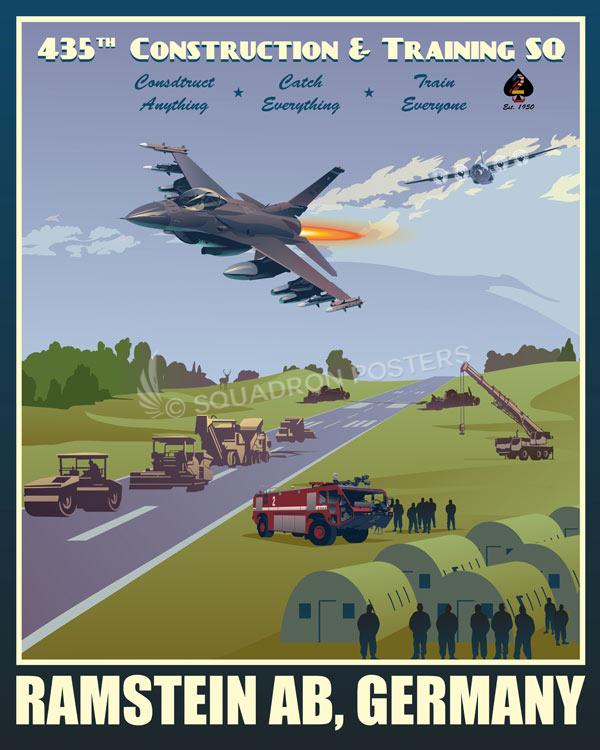 Ramstein AB 435th CTS - Squadron Posters