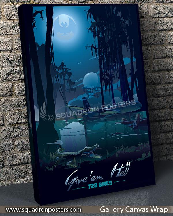 Robins AFB Georgia 728th BMCS Art - Squadron Posters