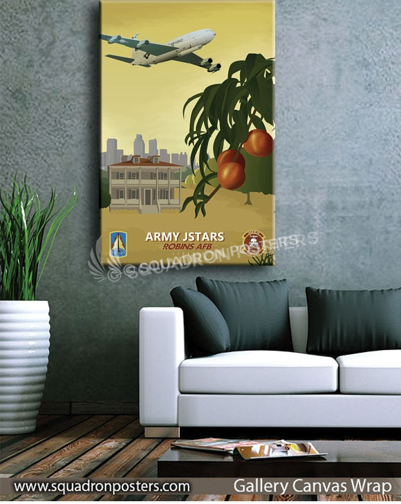 Robins_AFB_Army_JSTARS_SP01013-squadron-posters-vintage-canvas-wrap-aviation-prints