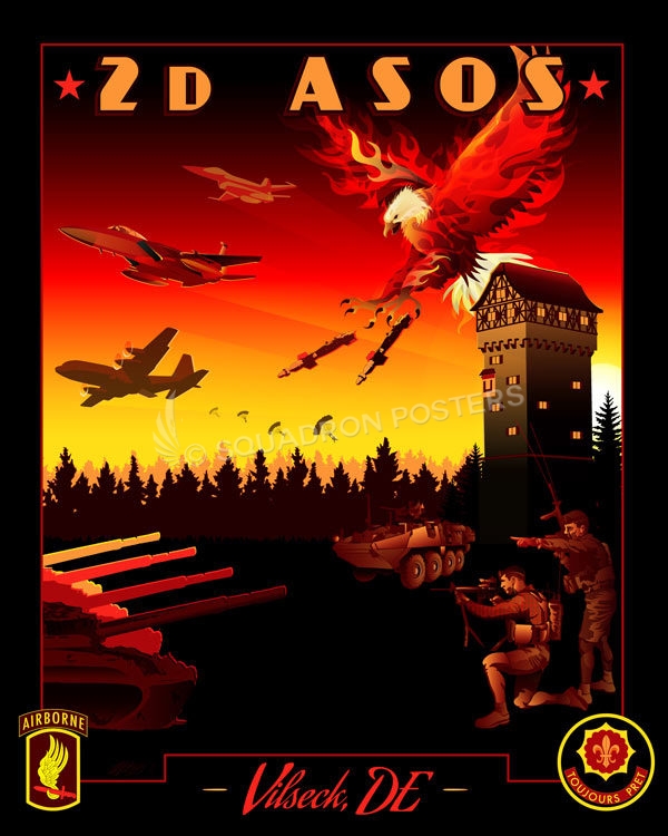 Rose Barracks 2CR 2d ASOS - Posters