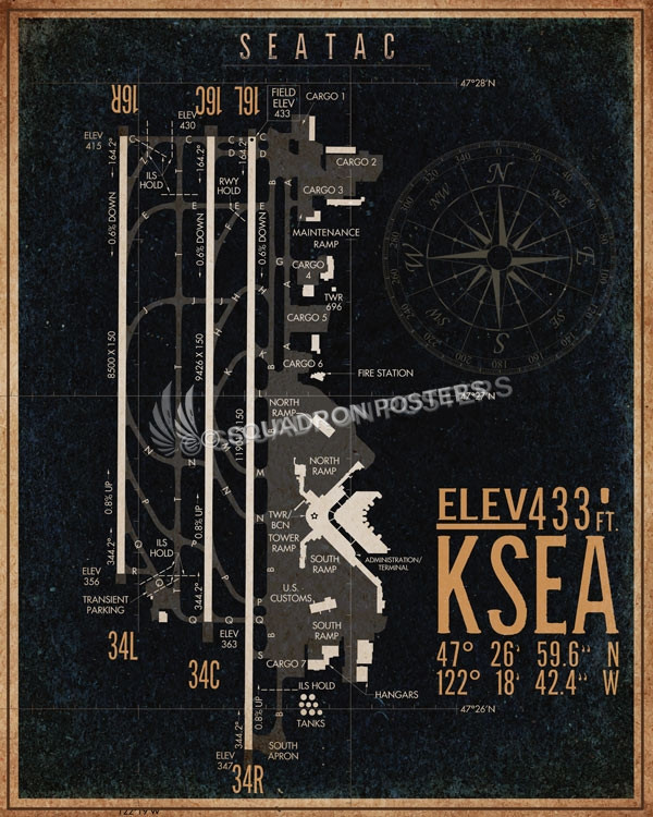 SEATAC_KSEA_Airfield_Map-SP00901-featured-aircraft-lithograph-vintage-airplane-poster-art