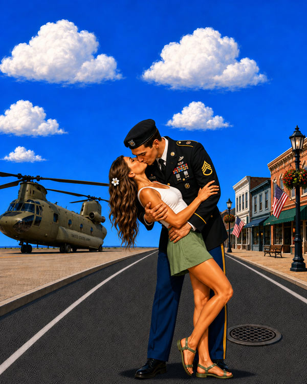 Army Welcome Home Art by Squadron Posters!