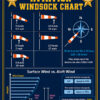 Aviation Windsock Chart Blue