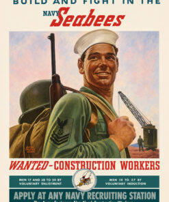 Build and Fight Seabees Art by Squadron Posters! 
