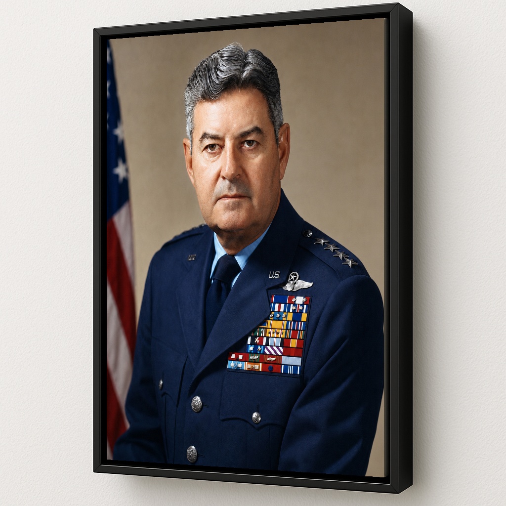 Curtis LeMay Portrait of a Legend Framed Art by Squadron Posters!