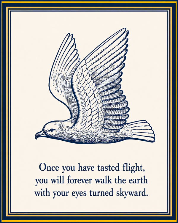 Eyes Turned Skyward White Art by Squadron Posters!