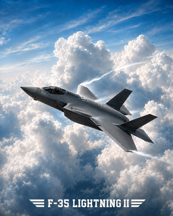 F-35 Lightning II Roaring Soaring Art by Squadron Posters!