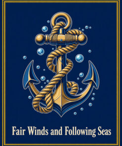 Following Seas Blue Art
