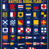 International Nautical Signal Flags Blue