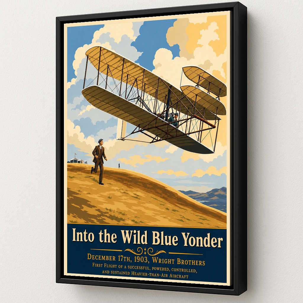 Into The Blue Framed Art by Squadron Posters!