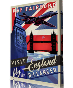 Visit RAF Fairford In The B-1 Lancer art by Squadron Posters!