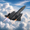 SR-71 Blackbird Roaring Soaring