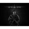 Security Forces w/ Female Soldier Jet Black Lithograph