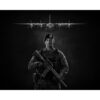 Security Forces w/ Male Soldier Jet Black Lithograph