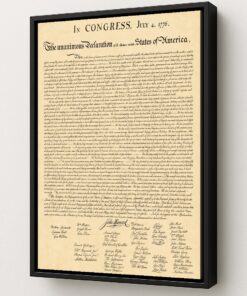 The Declaration of Independence Art by Squadron Posters!