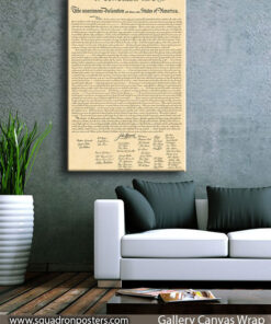 The Declaration of Independence Art by Squadron Posters!