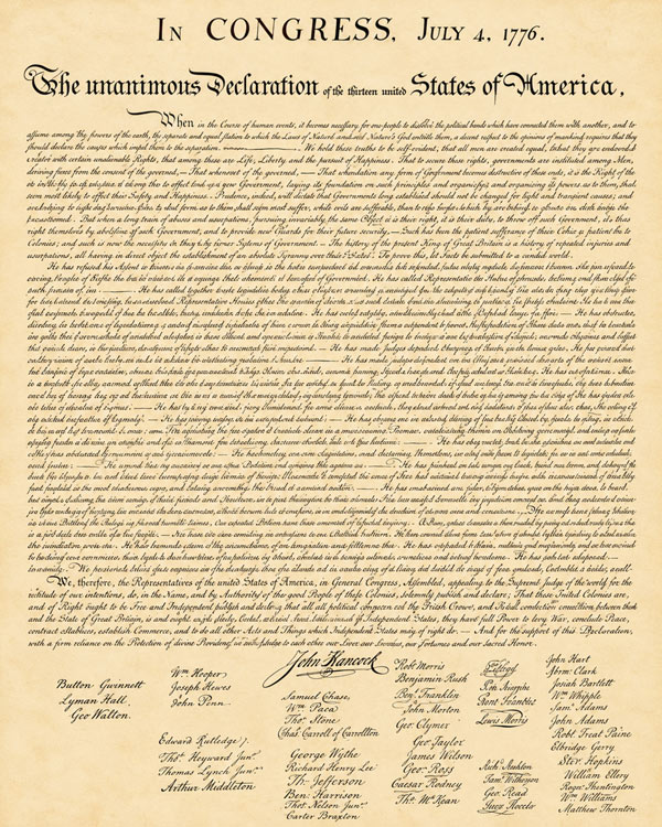 The Declaration of Independence The Declaration of Independence