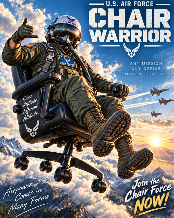 USAF Chair Warrior USAF Chair Warrior