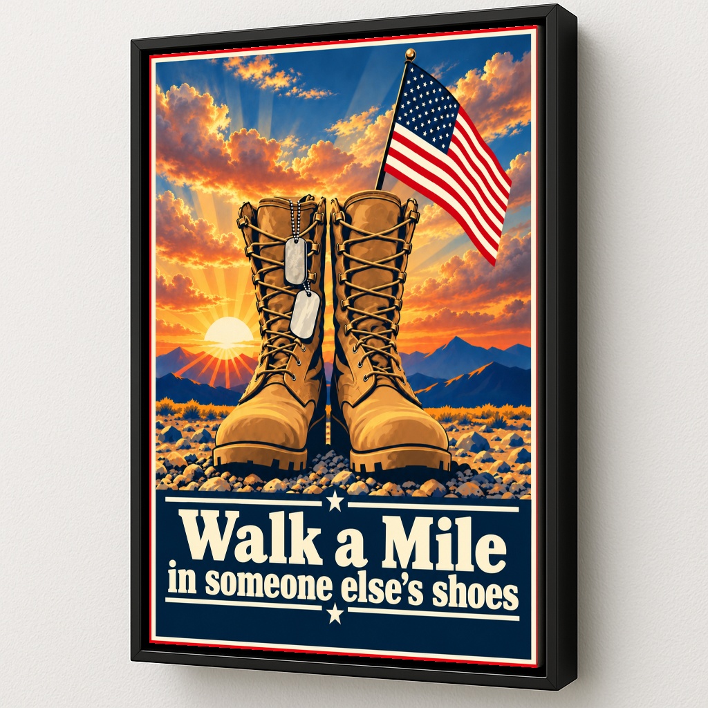 Boot Camp Walk A Mile art by Squadron Posters!