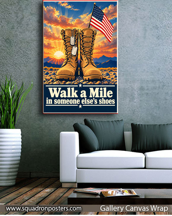 Boot Camp Walk A Mile art by Squadron Posters!