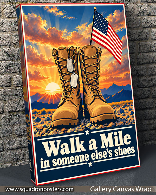 Boot Camp Walk A Mile art by Squadron Posters!