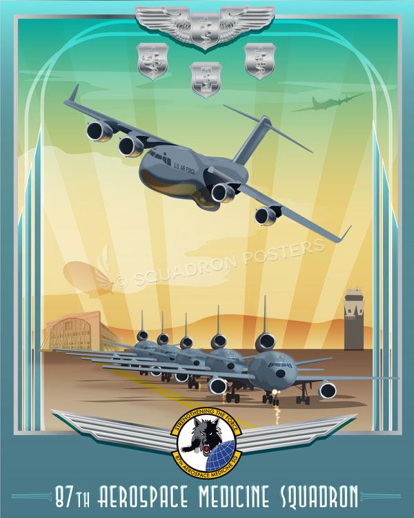 JB McGuire 87th Aerospace Medicine Squadron Art