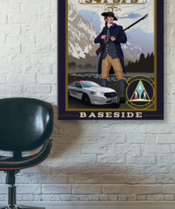 Malmstrom AFB 341st SFS Baseside canvas travel poster art by – Squadron Posters!