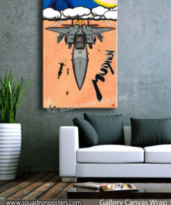 The Mudhen is also know as F-15 Eagle is an American fighter jet. Since 1969 the F-15 Mudhen has been up to some real tactical activities. In any weather this aircraft is ready for the fight. This artwork is dedicated to the pilots, maintainers, and aviation lovers who keep this airframe going.