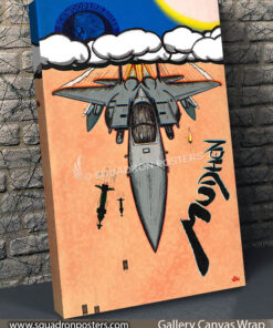 F-15 Mudhen Retro Schwoopenhauser Art The Mudhen is also know as F-15 Eagle is an American fighter jet. Since 1969 the F-15 Mudhen has been up to some real tactical activities. In any weather this aircraft is ready for the fight.