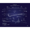 SSN-774 Virginia Class Submarine Blueprint Canvas