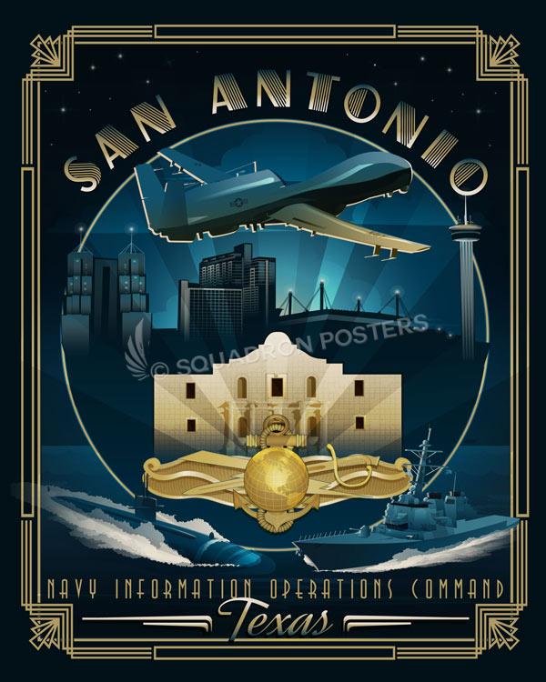 San Antonio NIOC Officer Art