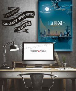 San Diego carrier SP00712 aircraft-prints-posters-vintage-style-art