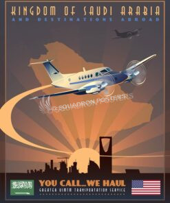 Saudi_Arabia_C-12C_16x20_FINAL_Max_Shirkov_SP01811Mfeatured-aircraft-lithograph-vintage-airplane-poster