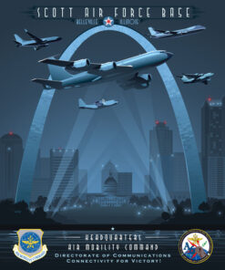 Scott AFB HQ AMC A6 Art