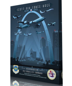 Scott AFB KC-135 C-17 C-5 KC-46 C-40 VC-25 C-130AMC A3 10 Art