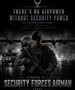 Security Forces Night Art by Squadron Posters!