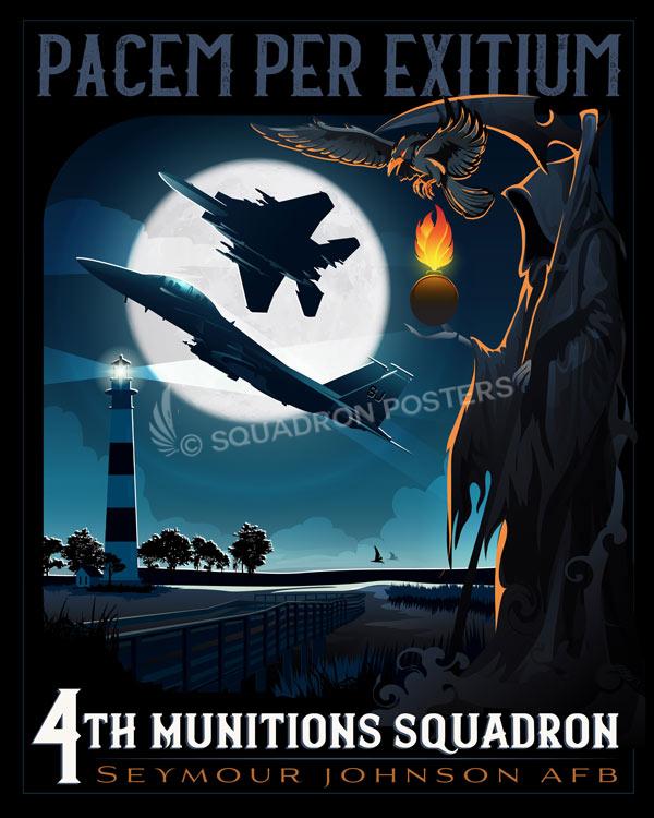Seymour Johnson AFB 4th MUNS Art