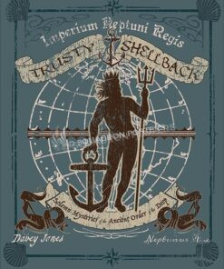 Trusty Shellback poster Art Shellback SP00580-vintage-military-naval-travel-poster-art-print-gift