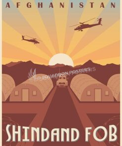 Shindand FOB SP00587-vintage-military-aviation-travel-poster-art-print-gift