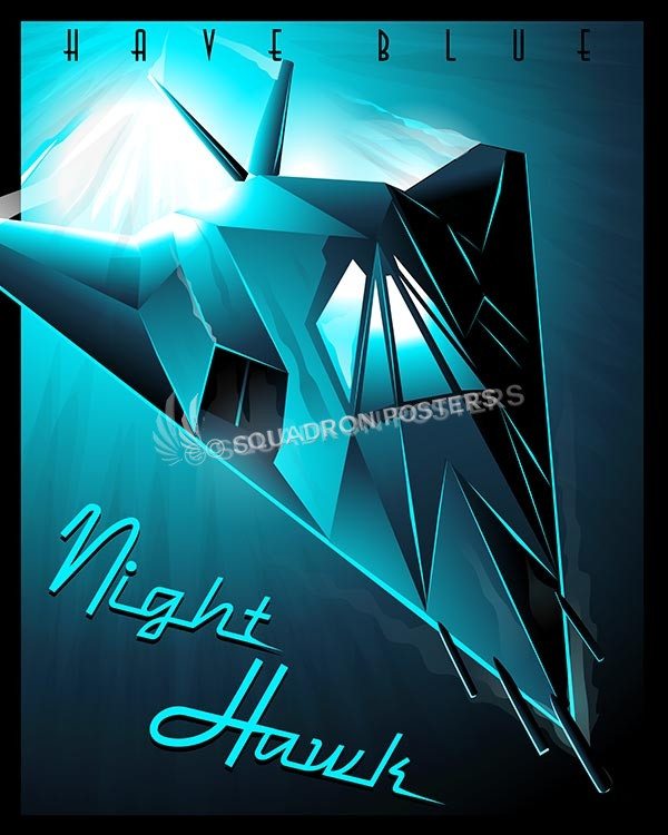 F-117 Nighthawk SP00621-vintage-military-aviation-travel-poster-art-print-gift
