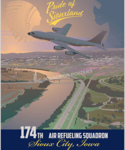 Sioux-City-Iowa-ANG-KC-135-174th-ARS-featured-aircraft-lithograph-vintage-airplane-poster-art