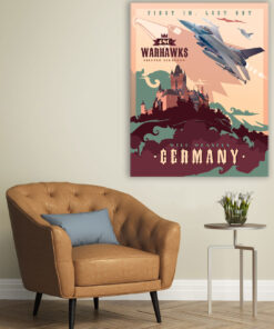 Spangdahlem AB 480th Fighter Squadron F-16 canvas art