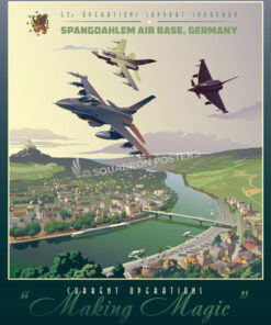 Spangdahlem AB 52d OSS / OSO Poster Art